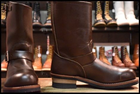 【8.5D 美品 09年】レッドウィング 2967 エンジニア 茶 チョコレート クローム ブラウン スチールトゥ 2269 ブーツ redwing HOPESMORE