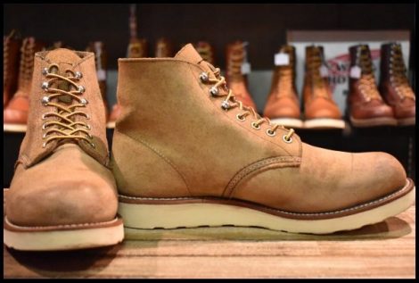 【9D 良品 11年】レッドウィング 8181 スエード アイリッシュセッター 茶 ミュールスキナー プレーントゥ ブーツ redwing HOPESMORE