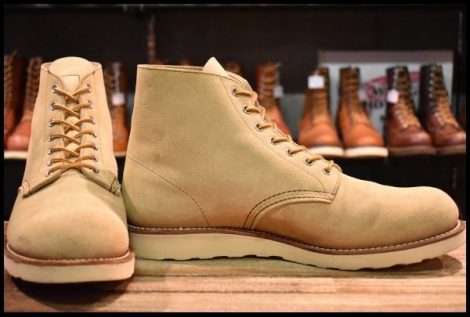【12E 美品 14年】レッドウィング 8167 スエード アイリッシュセッター ホーソーンアビレーン プレーントゥ ブーツ redwing HOPESMORE