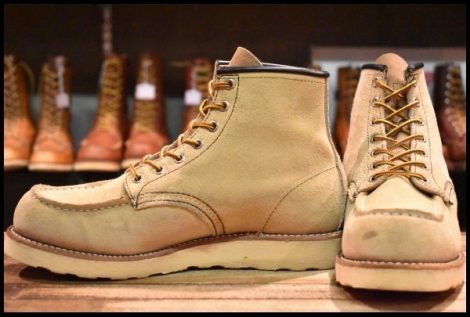 【7.5E 良品 07年】レッドウィング 8173 スエード アイリッシュセッター ホーソーン ラフアウト モックトゥ ブーツ redwing HOPESMORE