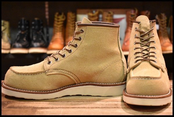 【8D 美品 23年】レッドウィング 8833 スエード アイリッシュセッター ホーソーン ラフアウト モック ブーツ redwing HOPESMORE
