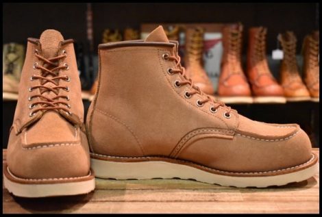 【8D 箱付 美品 24年】レッドウィング 8208 アイリッシュセッター ダスティローズ ラフアウト ピンク ブーツ redwing HOPESMORE