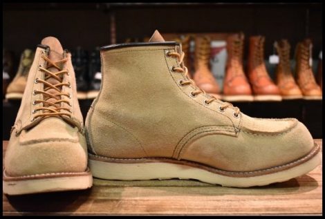 【10EE 良品 08年】レッドウィング 8173 スエード アイリッシュセッター ホーソーン ラフアウト モックトゥ ブーツ redwing HOPESMORE