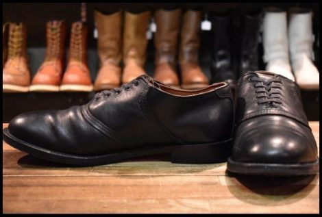 【10.5D 良品 15年】レッドウィング 9089 Mil-1 ミルワン サドル オックスフォード ブラックフェザーストーン ブーツ redwing HOPESMORE