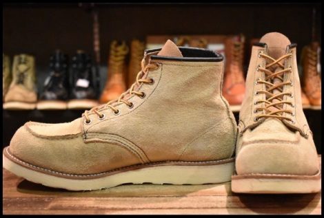 【10EE 良品 08年】レッドウィング 8173 スエード アイリッシュセッター ホーソーン ラフアウト モックトゥ ブーツ redwing HOPESMORE