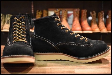 【9E 箱付 美品 12年】WESCO ウエスコ カスタムジョブマスターLTT 黒 ブラックラフアウト ビブラム1010 レースアップ ブーツ HOPESMORE