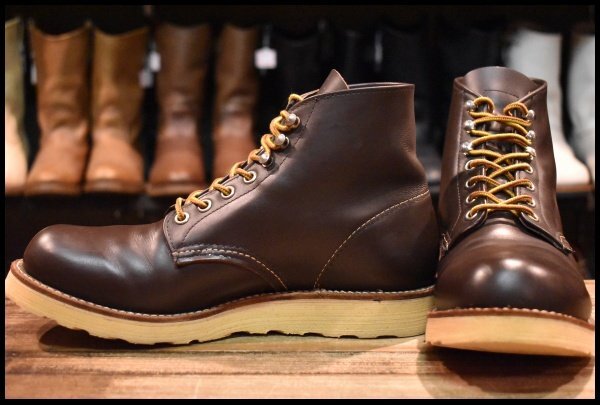 【7.5D 良品 04年】レッドウィング 8160 アイリッシュセッター 茶 ガラスレザー コレクテッドグレイン ブーツ redwing HOPESMORE