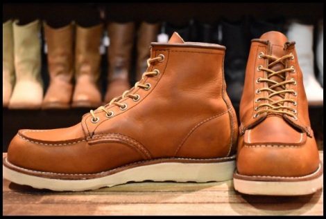【8.5D 良品 22年】レッドウィング 875 アイリッシュセッター 茶 オロレガシー モックトゥ レースアップ ブーツ redwing HOPESMORE
