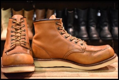 【10D 良品 10年】レッドウィング 875 アイリッシュセッター 茶 オロイジナル モックトゥ レースアップ ブーツ redwing HOPESMORE