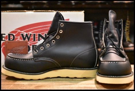 【8.5EE 箱付 DEAD 犬タグ 99年】レッドウィング 8179 アイリッシュセッター ブラッククローム モックトゥ ブーツ redwing HOPESMORE
