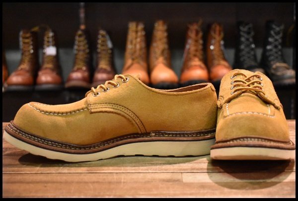 【8D 美品 12年】レッドウィング 8105 スエード オックスフォード メイズ アビレーン ラフアウト モックトゥ ブーツ redwing HOPESMORE