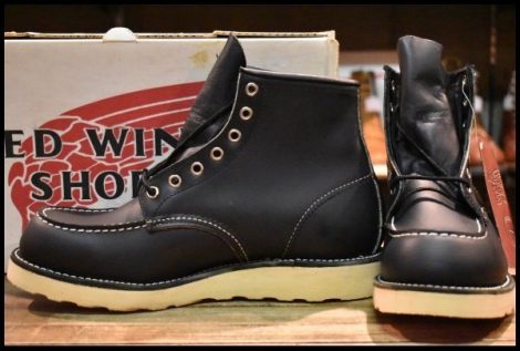 【8.5D 箱付 DEAD 羽タグ 00年】レッドウィング 8130 アイリッシュセッター 黒 ブラッククローム 8179 ブーツ redwing HOPESMORE