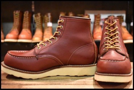 【7E 美品 犬タグ 99年】レッドウィング 8875 アイリッシュセッター 赤茶 オロラセット モックトゥ ブーツ redwing HOPESMORE
