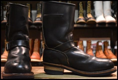 【7.5D 良品 PT91刺繍タグ】レッドウィング 8270 ナイフポケット エンジニア 黒 スチールトゥ ブーツ redwing 2268 HOPESMORE