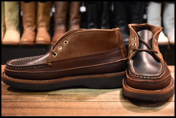 【7.5E 未使用】RUSSELL MOCCASIN ラッセルモカシン スポーティングクレーチャッカ 200-27WV マルチ 短靴 ブーツ HOPESMORE