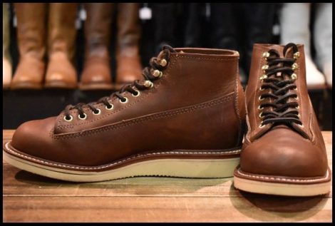 【7D 美品 縄タグ復刻】Chippewa チペワ 5251MPL モンキーブーツ ホーウィン オイルドブラウン ビンテージ ブーツ HOPESMORE