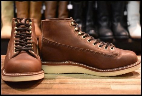 【7D 美品 縄タグ復刻】Chippewa チペワ 5251MPL モンキーブーツ ホーウィン オイルドブラウン ビンテージ ブーツ HOPESMORE