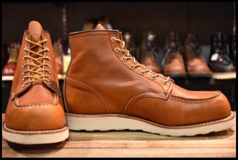 【10E 美品 24年】レッドウィング 875 アイリッシュセッター 茶 オロレガシー モックトゥ レースアップ ブーツ redwing HOPESMORE