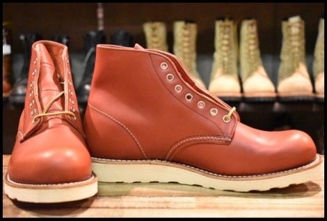 【10D 箱付 未使用 犬タグ復刻 19年】レッドウィング 8166 アイリッシュセッター 赤茶 オロラセット ブーツ redwing HOPESMORE