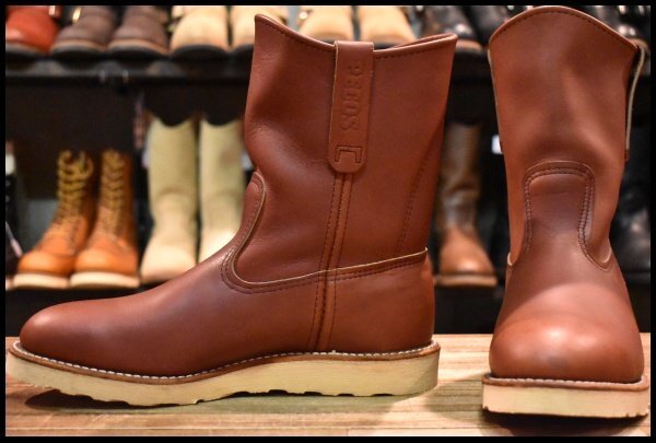 【8E 美品 06年】レッドウィング 8866 ペコス 赤茶 オロラセット プルオン クッションソール ブーツ redwing pecos HOPESMORE