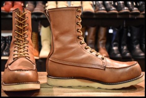 【9.5EE 良品 AMERICAタグ スクエアステッチ 79年11月刻印】レッドウィング 877 ロング アイリッシュセッター ビンテージ HOPESMORE