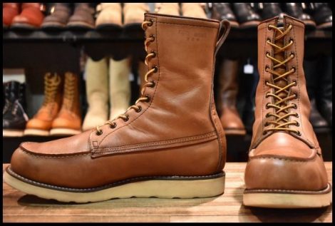 【9.5EE 良品 AMERICAタグ スクエアステッチ 79年11月刻印】レッドウィング 877 ロング アイリッシュセッター ビンテージ HOPESMORE