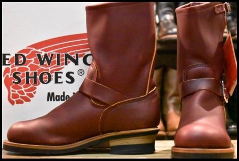 【9D 箱付 DEAD PT99刺繍】レッドウィング 8271 エンジニア 赤茶 オロラセット スチールトゥ ブーツ redwing HOPESMORE