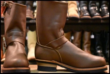 【9D 箱付 DEAD 2NDモデル PT99刺繍】レッドウィング 8272 エンジニア 茶 ベルバリタン ブラウン スチールトゥ ブーツ redwing HOPESMORE