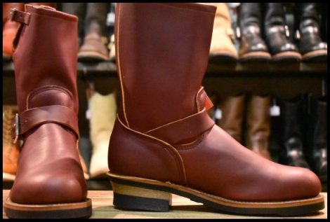 【9D 箱付 DEAD PT99刺繍】レッドウィング 8271 エンジニア 赤茶 オロラセット スチールトゥ ブーツ redwing HOPESMORE