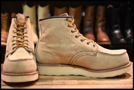 【5E 良品 08年】レッドウィング 8173 スエード アイリッシュセッター ホーソーン ラフアウト モックトゥ ブーツ redwing HOPESMORE