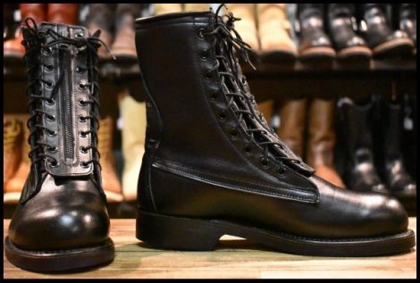 【7D DEAD 80’S～90’Ｓ】ChippewaOEM チペワOEM 27486 コンバットブーツ ファイヤーマンブーツ 黒 ブラック ロング ブーツ HOPESMORE