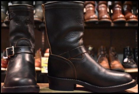 【UK7.5 美品】VIBERG ヴァイバー 83エンジニア ビブラム700シングル 黒 クロムエクセル ヴァイバーグ ブーツ HOPESMORE