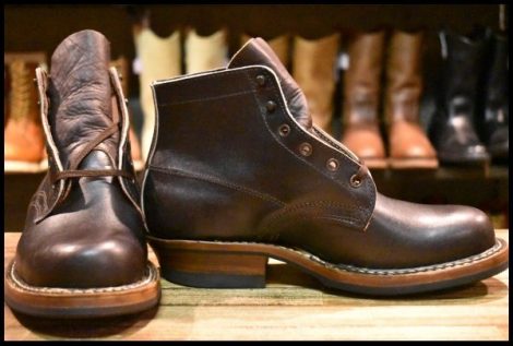 【7E 未使用】WHITE’S ホワイツ セミドレス ブラウンドレス 茶 ビブラム269シングル 編み上げ レースアップ ブーツ HOPESMORE