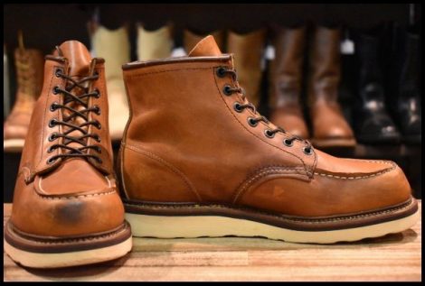 【7.5D 良品 100周年 07年】レッドウィング 1905 アイリッシュセッター 茶 カッパー ラフ＆タフ モックトゥ ブーツ redwing HOPESMORE