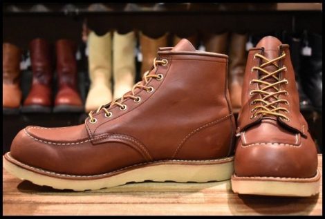 【11D 良品 12年】レッドウィング 9106 アイリッシュセッター 赤茶 レッド ブラウン モックトゥ 8875 ブーツ redwing HOPESMORE