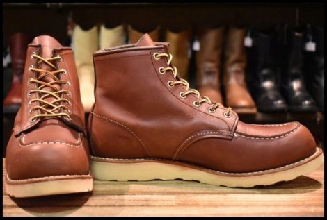 【11D 良品 12年】レッドウィング 9106 アイリッシュセッター 赤茶 レッド ブラウン モックトゥ 8875 ブーツ redwing HOPESMORE
