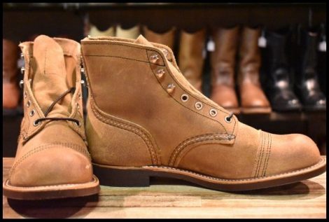【9D 箱付 未使用 24年】レッドウィング 8083 アイアンレンジャー ミュールスキナー ラフアウト 8113 ブーツ redwing HOPESMORE