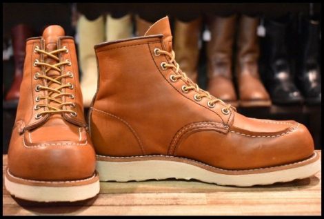 【7E 箱付 美品 25年】レッドウィング 875 アイリッシュセッター 茶 オロレガシー モックトゥ レースアップ ブーツ redwing HOPESMORE