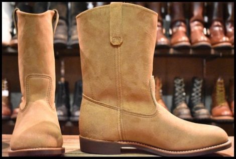 【10.5E 箱付 未使用 25年】レッドウィング 8060 スエード ペコス ホーソーン ミュールスキナー 8156 ブーツ redwing pecos HOPESMORE