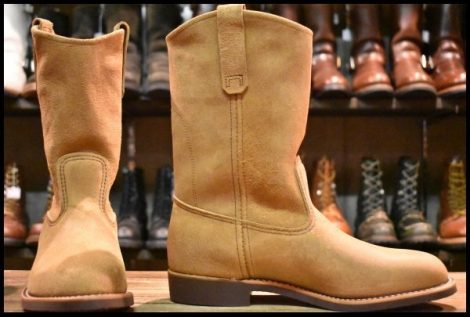 【8E 箱付 未使用 25年】レッドウィング 8060 スエード ペコス ホーソーン ミュールスキナー 8156 ブーツ redwing pecos HOPESMORE