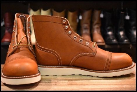 【10D 箱付 未使用 23年】レッドウィング 8089 アイアンレンジャー オロレガシー 茶 編み上げ レースアップ ブーツ redwing HOPESMORE