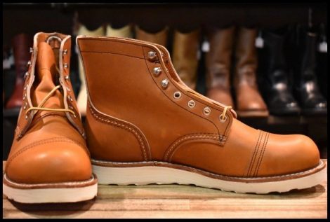 【9D 箱付 未使用 23年】レッドウィング 8089 アイアンレンジャー オロレガシー 茶 編み上げ レースアップ ブーツ redwing HOPESMORE