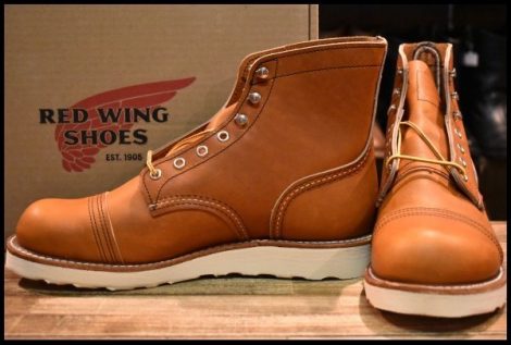 【9D 箱付 未使用 23年】レッドウィング 8089 アイアンレンジャー オロレガシー 茶 編み上げ レースアップ ブーツ redwing HOPESMORE