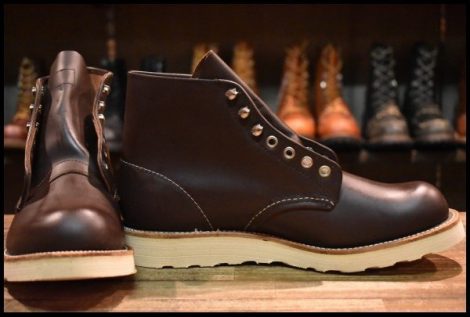 【8D DEAD 羽タグ】レッドウィング 8160 アイリッシュセッター 茶 ガラスレザー コレクテッドグレイン ブーツ redwing HOPESMORE