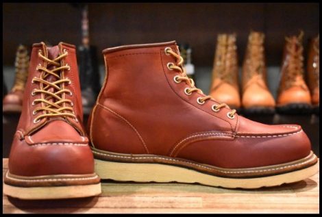 【6.5D 美品 羽タグ 97年】レッドウィング 8135 アイリッシュセッター 赤茶 オロラセット 875 ブーツ 8175 redwing HOPESMORE