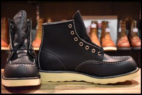 【8.5D 箱付 DEAD 羽タグ 00年】レッドウィング 8130 アイリッシュセッター 黒 ブラッククローム 8179 ブーツ redwing HOPESMORE