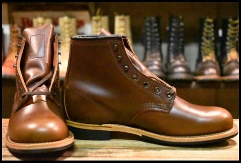 【7D 箱付 未使用 24年】レッドウィング 9422 ベックマン シガー エクスカリバー プレーントゥ 9016 9416 ブーツ redwing HOPESMORE