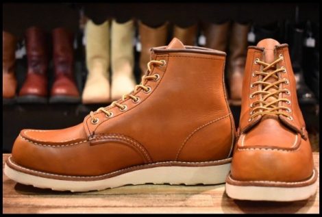 【8.5E 美品 22年】レッドウィング 875 アイリッシュセッター 茶 オロレガシー モックトゥ レースアップ ブーツ redwing HOPESMORE