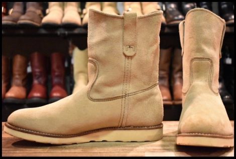 【11E 良品 09年】レッドウィング 8168 スエード ペコス ホーソーン アビレーン ラフアウト プルオン ブーツ redwing pecos HOPESMORE