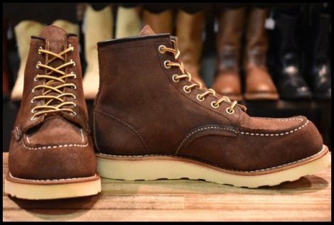【7D 良品 12年】レッドウィング 8878 スエード アイリッシュセッター ジャワ ミュールスキナー 茶 ブーツ 8836 redwing HOPESMORE